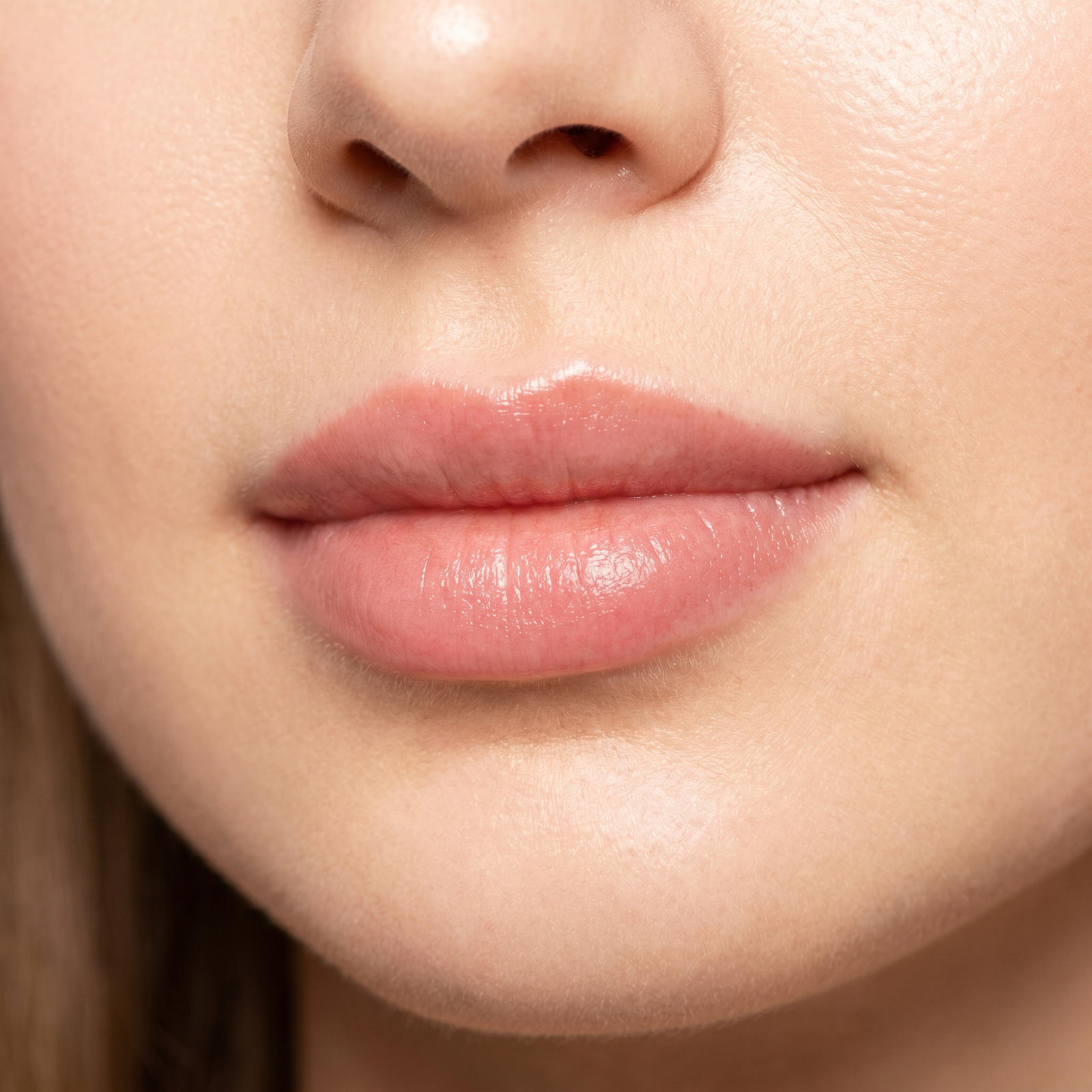 Healed lip blush colour returns