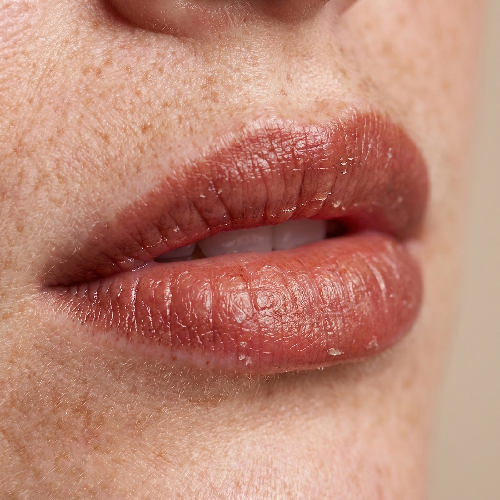 Lip blush healing day 2-3 darkening