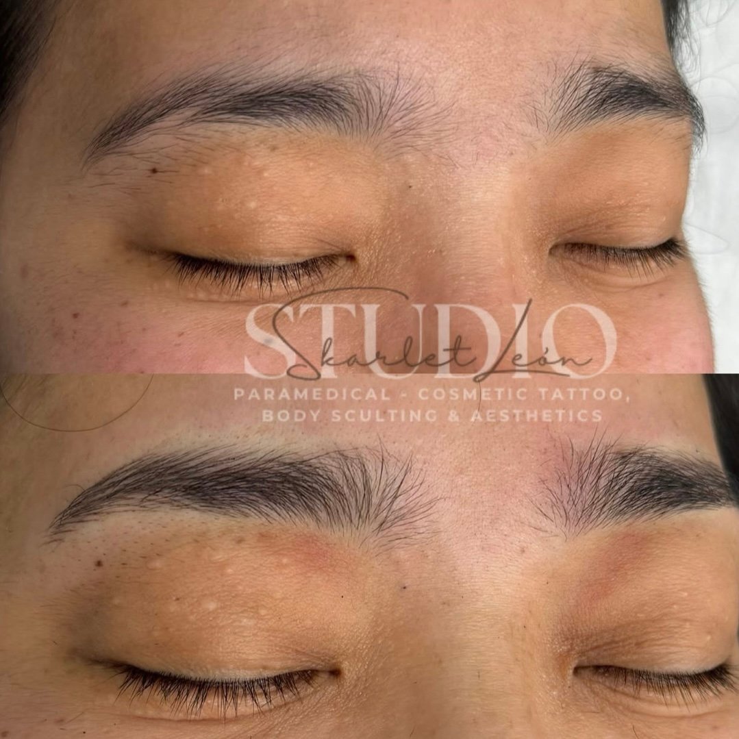 Nano brows treatment Bournemouth by Skarlet Leon