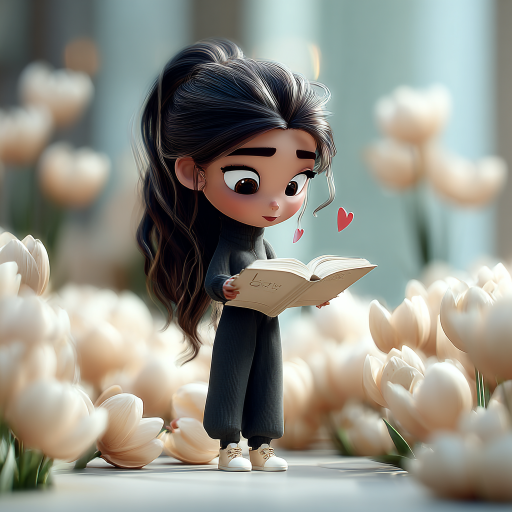 Woman learning to love herself surrounded by flowers — Skarlet Leon Bournemouth PMU