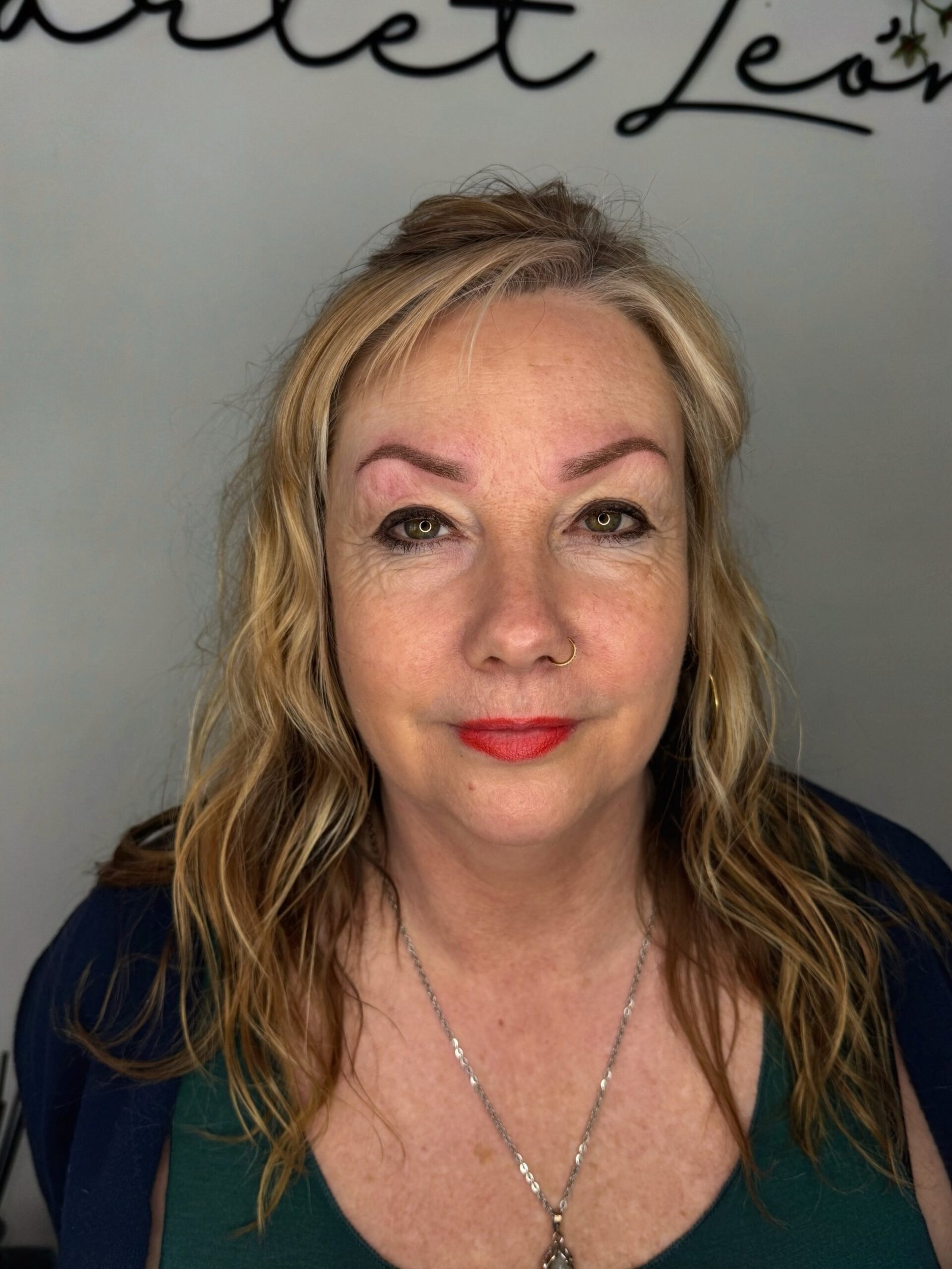 Powder brows close up — Skarlet Leon Bournemouth