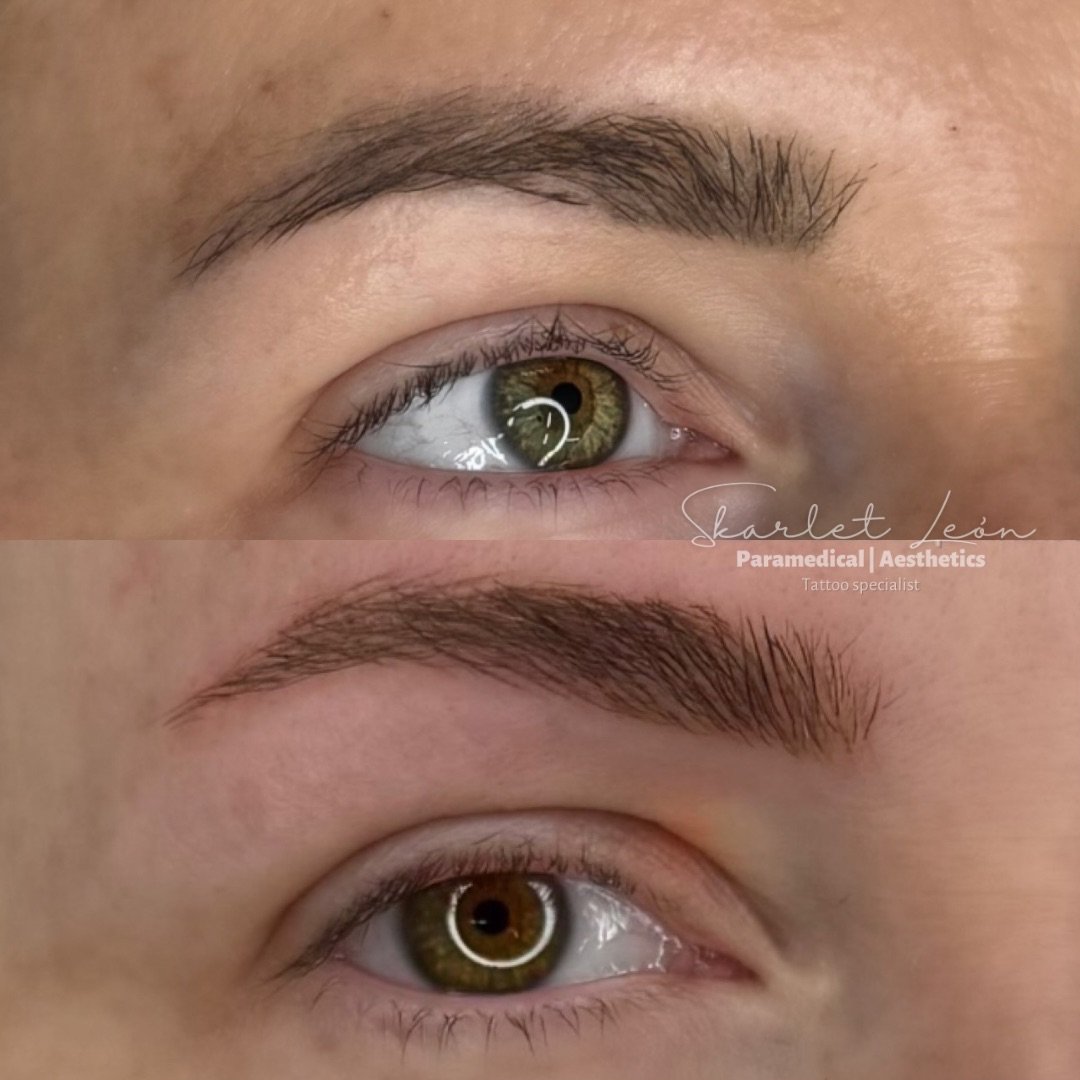 Nano brows transformation — Skarlet Leon Bournemouth