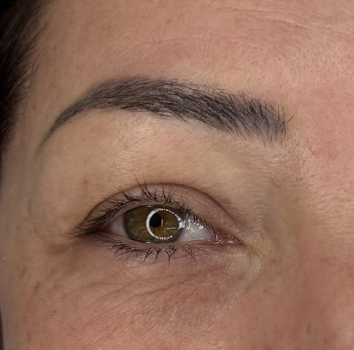 Microblading result under 5 months after treatment — done elsewhere