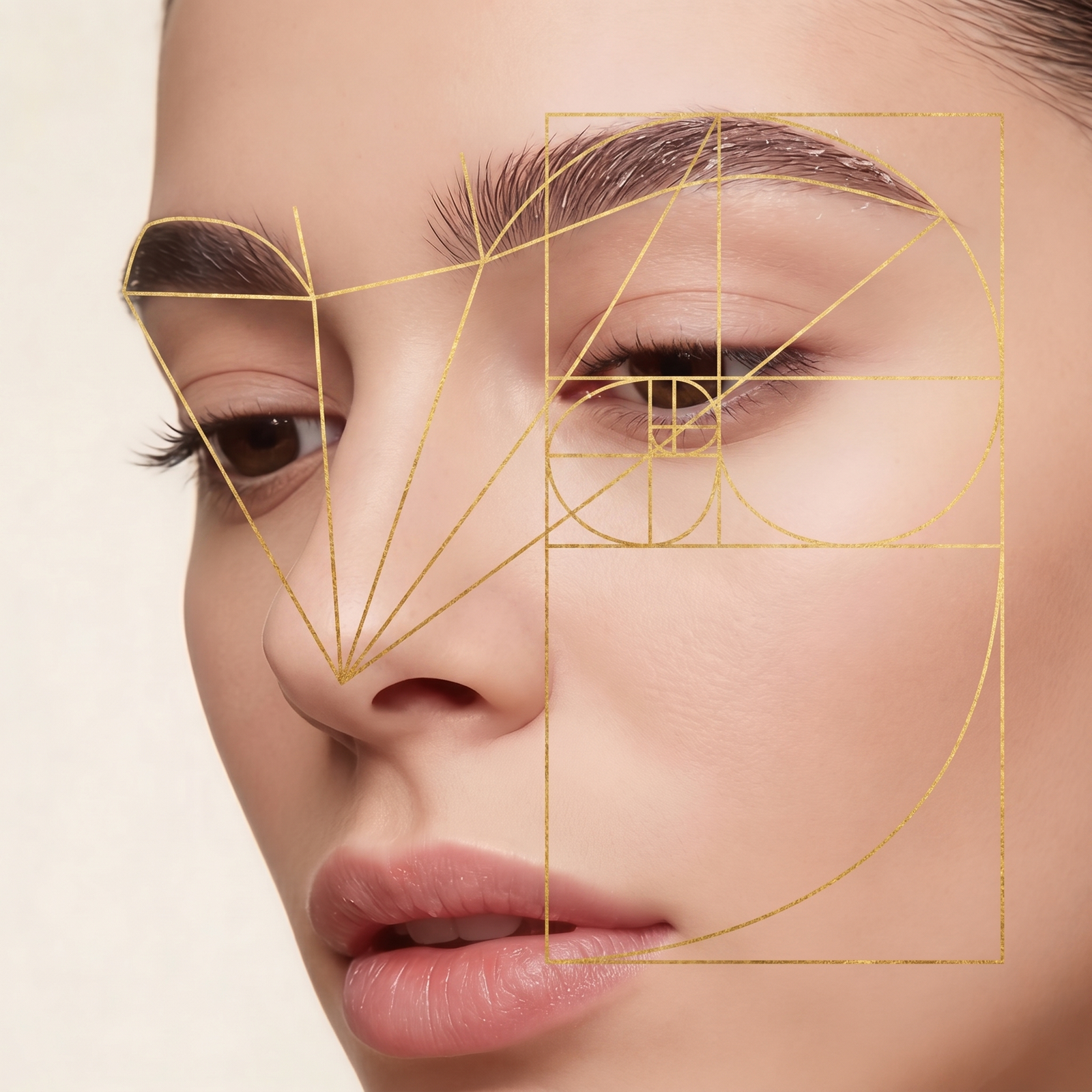Golden ratio brow mapping PMU Bournemouth — Skarlet Leon