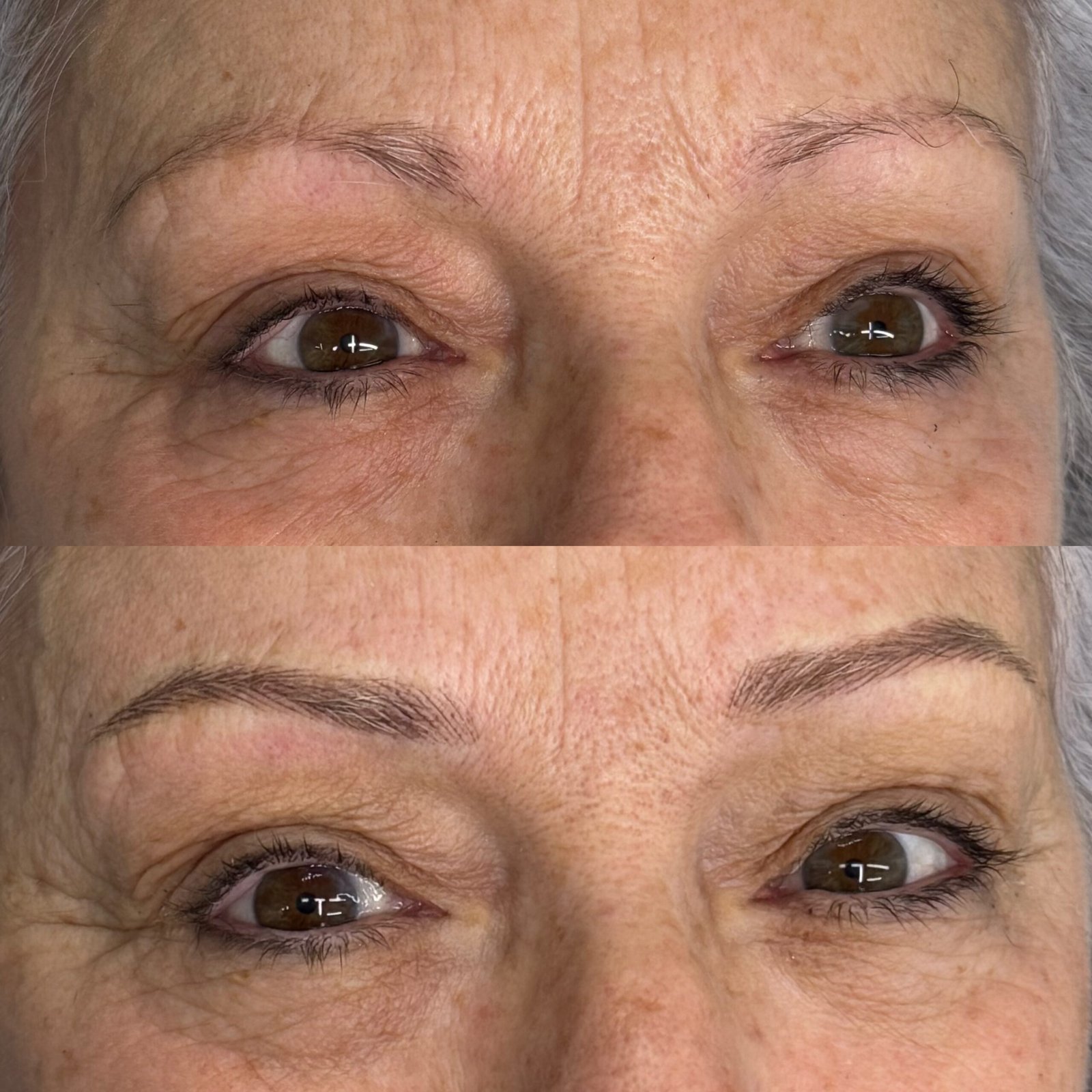 Nano brows before and after — Skarlet Leon Bournemouth